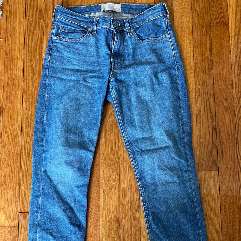 Everlane Mid-Rise Skinny, 25 ankle